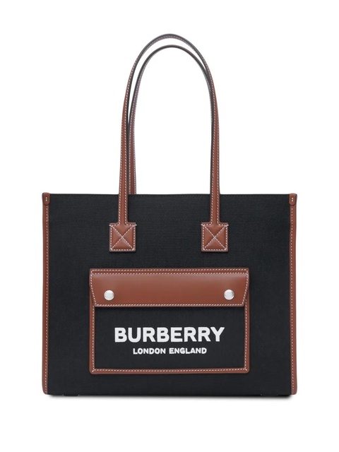 Burberry small Freya tote bag - Black - zdjęcie produktu nr 1