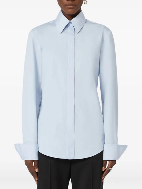 Sportmax poplin cuffs shirt - Blue - zdjęcie produktu nr 1