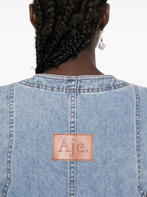 Aje Holland button-up denim vest - Blue - zdjęcie produktu nr 2