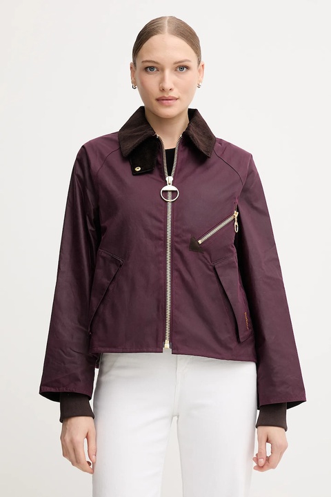 Barbour kurtka ARLENE kolor bordowy przejściowa LWX1482 - zdjęcie produktu nr 1