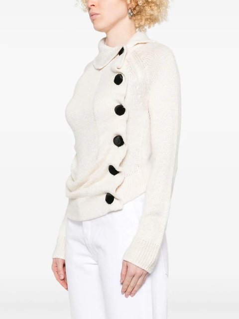 KHAITE Lorrai cardigan - Neutrals - zdjęcie produktu nr 2