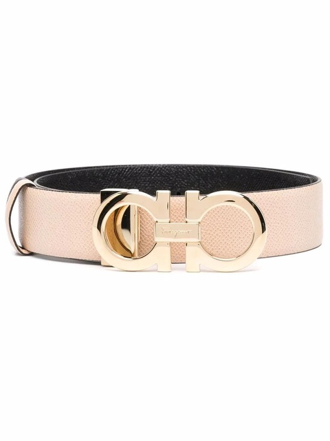 Ferragamo Reversible Gancini belt - Neutrals - zdjęcie produktu nr 1