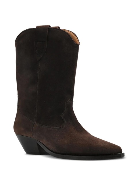 ISABEL MARANT 40mm Duerto pointed-toe suede cowboy boots - Brown - zdjęcie produktu nr 2