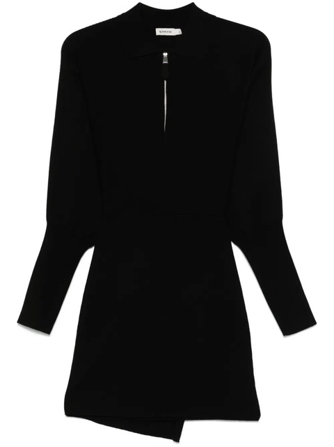 Simkhai merino wool mini dress - Black - zdjęcie produktu nr 1