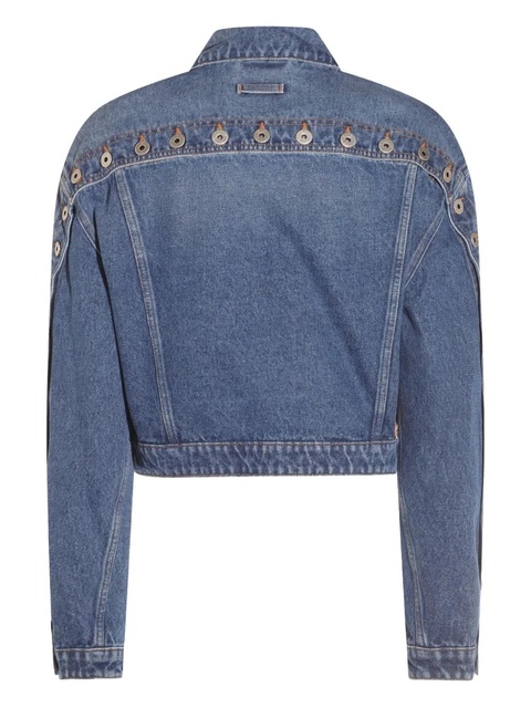 Jean Paul Gaultier cropped denim jacket - Blue - zdjęcie produktu nr 2