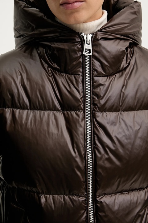 Marc O'Polo kurtka puchowa kolor brązowy zimowa 510099870185 - zdjęcie produktu nr 2