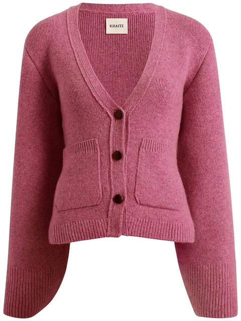 KHAITE Scarlet cardigan - Pink - zdjęcie produktu nr 1
