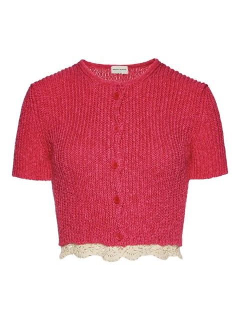 Magda Butrym buttoned-up cropped cardigan - Pink - zdjęcie produktu nr 1