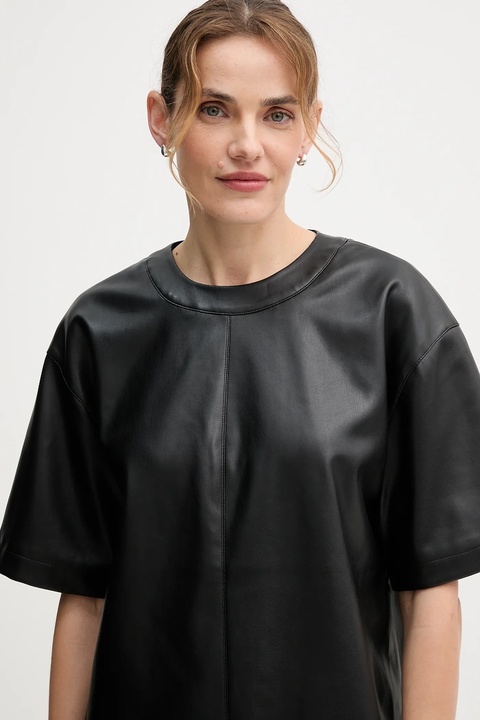 Calvin Klein Jeans sukienka kolor czarny mini prosta LV044D058G - zdjęcie produktu nr 1