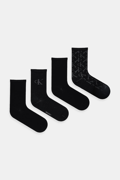 Calvin Klein Jeans skarpetki 4-pack kolor czarny 701235366 - zdjęcie produktu nr 2