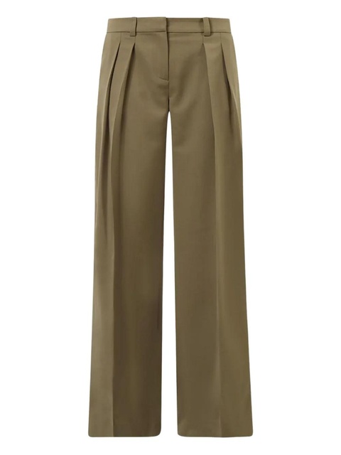 The Frankie Shop Daytona pleated trousers - Green - zdjęcie produktu nr 1