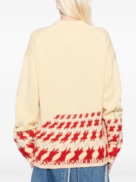 JW Anderson printed jumper - Yellow - zdjęcie produktu nr 2