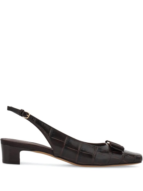 Ferragamo 30mm Vara pumps - Brown - zdjęcie produktu nr 1