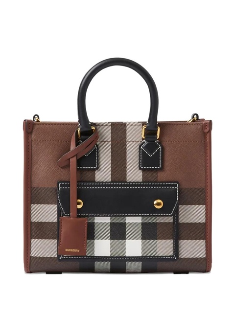Burberry mini Freya tote bag - Brown - zdjęcie produktu nr 1