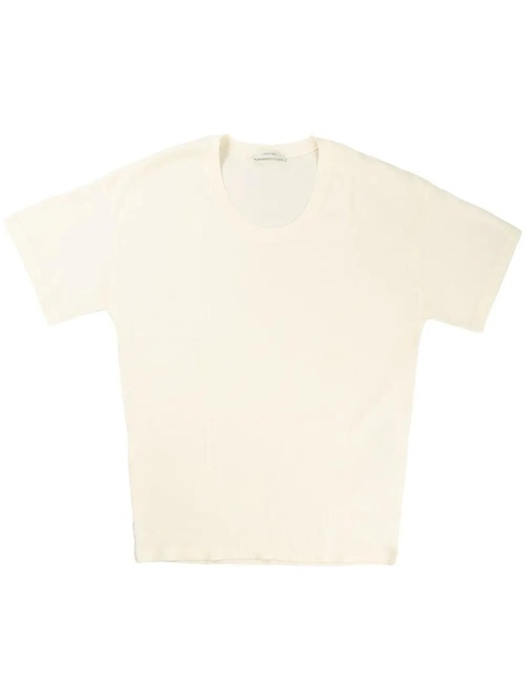 LEMAIRE short-sleeve cotton T-shirt - Neutrals - zdjęcie produktu nr 1