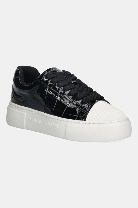 Armani Exchange sneakersy damskie kolor czarny XW001661 AF17477 UC001 - zdjęcie produktu nr 1