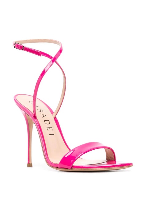 Casadei Scarlet Tiffany 100mm leather sandals - Pink - zdjęcie produktu nr 2