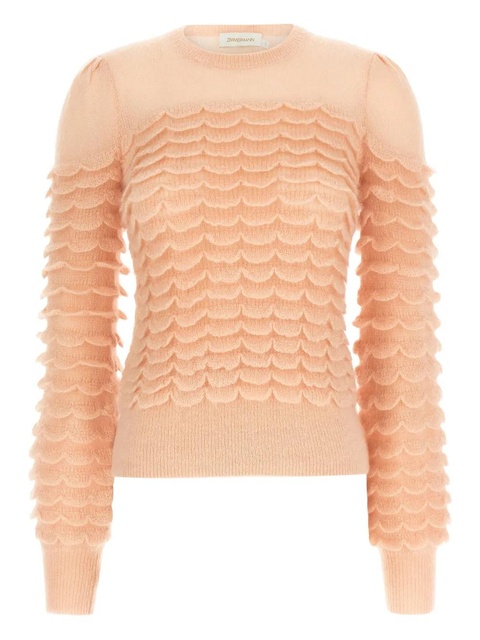 ZIMMERMANN Hypnotic Scallop sweater - Pink - zdjęcie produktu nr 1