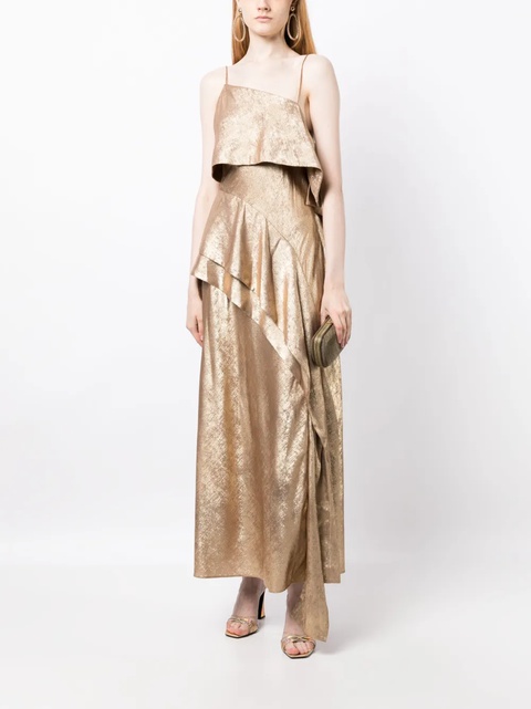Acler Harley midi dress - Gold - zdjęcie produktu nr 2