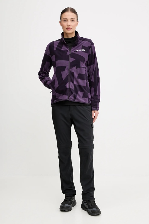 adidas TERREX bluza outdoorowa Multi damska kolor fioletowy wzorzysta JN0996 - zdjęcie produktu nr 2