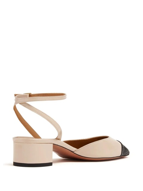 Aquazzura two-tone leather pumps - Neutrals - zdjęcie produktu nr 2