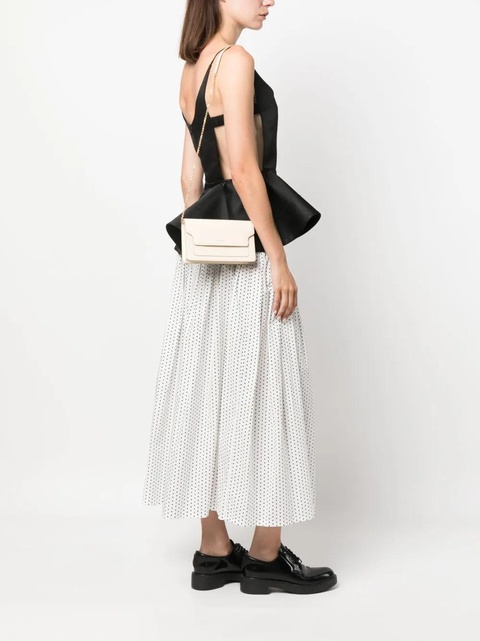 Marni logo-stamp leather crossbody bag - Neutrals - zdjęcie produktu nr 2
