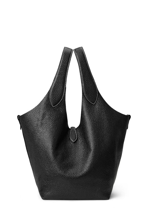 Polo Ralph Lauren torebka skórzana Tote kolor czarny 428938031 - zdjęcie produktu nr 1