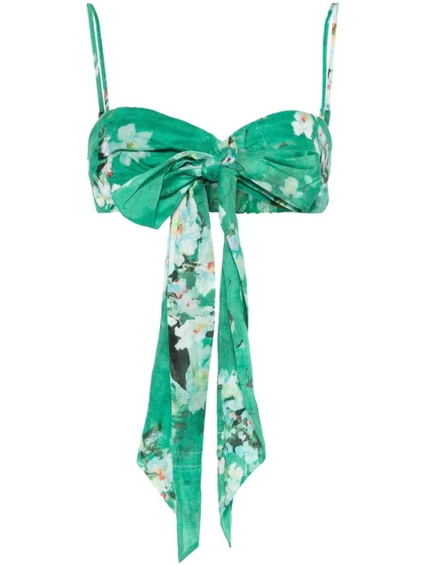ZIMMERMANN Everley crop top - Green - zdjęcie produktu nr 1