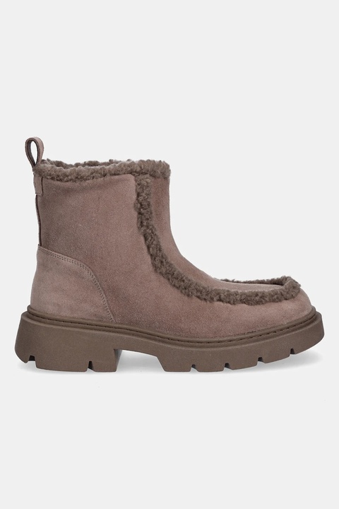 Inuikii śniegowce zamszowe Biker Suede kolor brązowy 1002.012.0011.163 - zdjęcie produktu nr 2