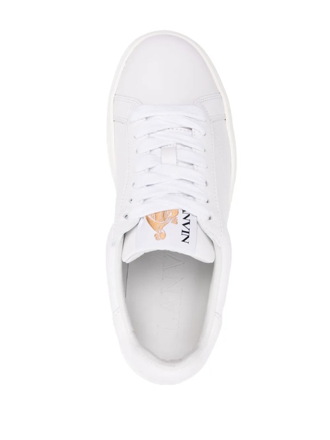 Lanvin DDB0 leather flatform sneakers - White - zdjęcie produktu nr 2