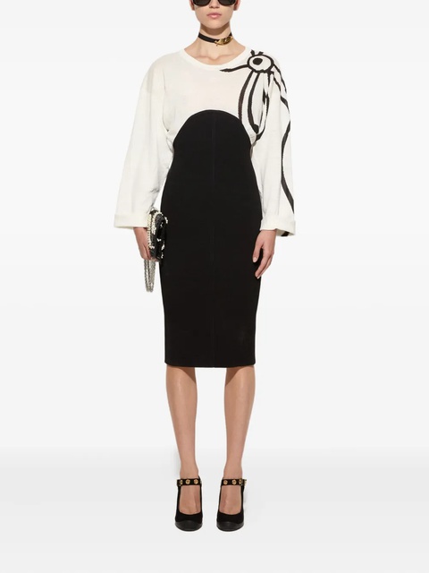 PUCCI abstract-print knit dress - Black - zdjęcie produktu nr 1