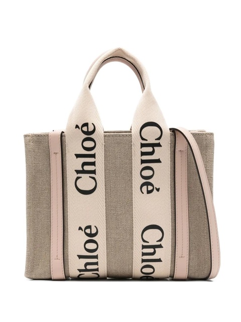 Chloé small Woody tote bag - Neutrals - zdjęcie produktu nr 1