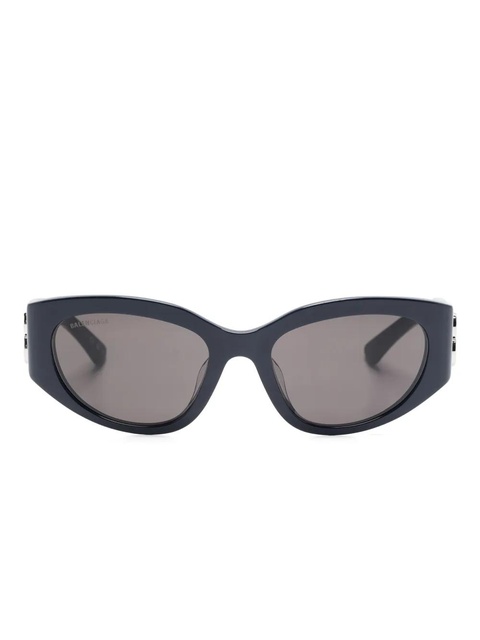 Balenciaga Eyewear Bossy oval-frame sunglasses - Blue - zdjęcie produktu nr 1