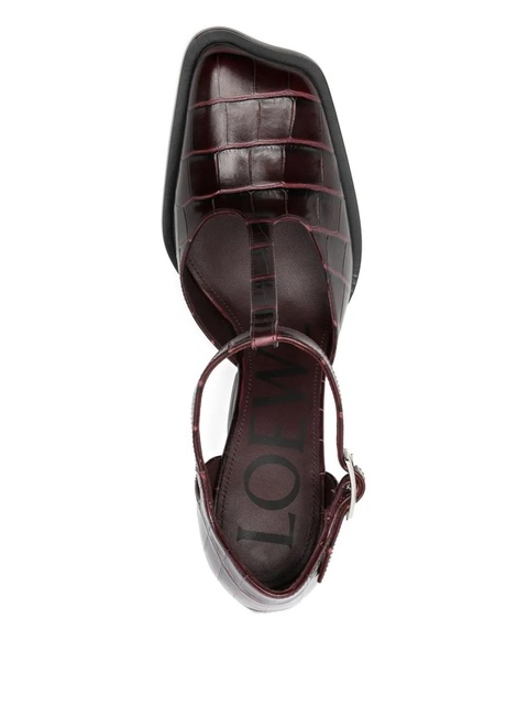 LOEWE 90mm T-strap pumps - Red - zdjęcie produktu nr 1