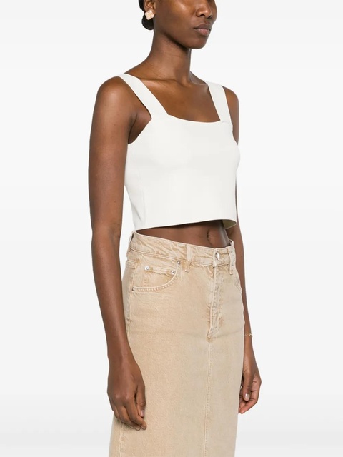 Maje knitted crop top - White - zdjęcie produktu nr 1