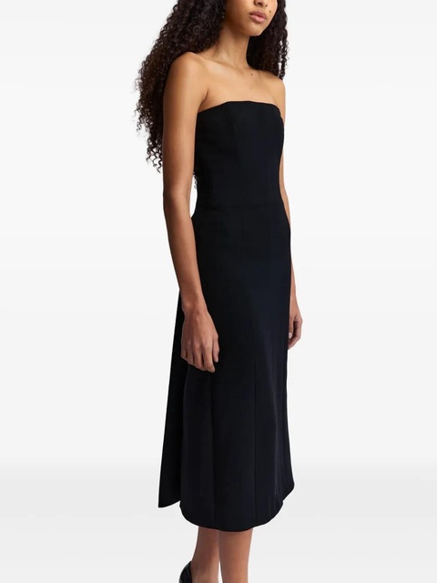 16Arlington Noctula crepe midi dress - Black - zdjęcie produktu nr 2