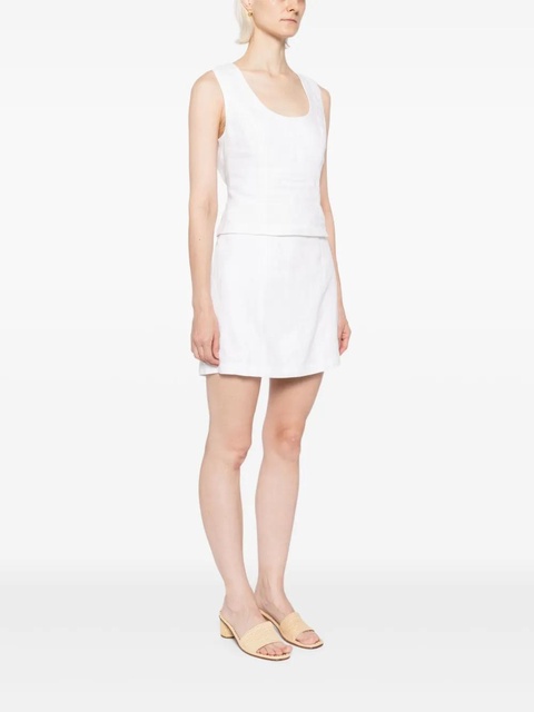 Reformation Lindsey linen two piece - White - zdjęcie produktu nr 1