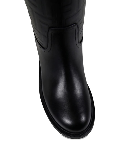 FENDI logo-embossed boots - Black - zdjęcie produktu nr 2