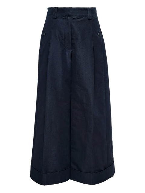 3.1 Phillip Lim pleated wide-leg trousers - Blue - zdjęcie produktu nr 2