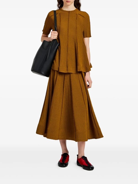 Proenza Schouler Tavia midi skirt - Brown - zdjęcie produktu nr 2