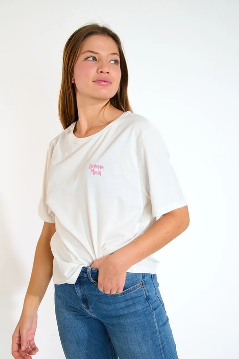 Banana Moon t-shirt bawełniany Urbana damski kolor beżowy CRISP.URBANA - zdjęcie produktu nr 1