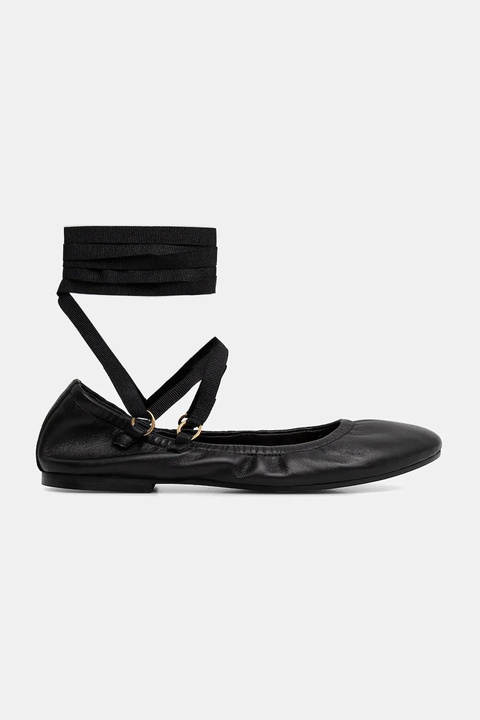 Jonak baleriny skórzane DESIREUSE CUIR kolor czarny 3800271 - zdjęcie produktu nr 2