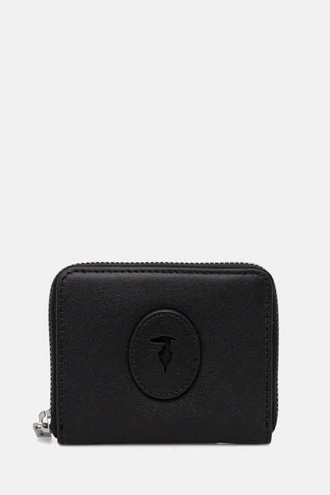 Trussardi portfel skórzany damski kolor czarny I029E000042N - zdjęcie produktu nr 1