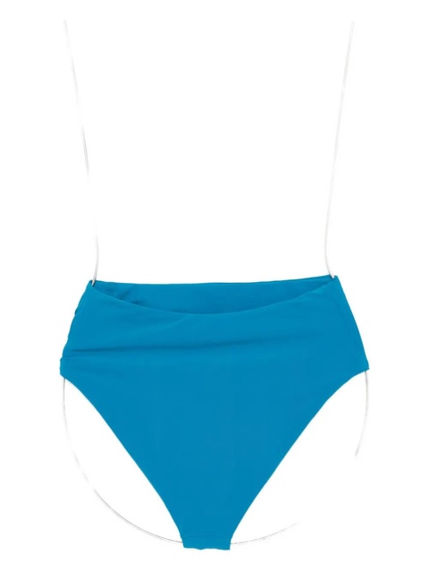 Christopher Esber ring-detail high-waisted bikini bottoms - Blue - zdjęcie produktu nr 1
