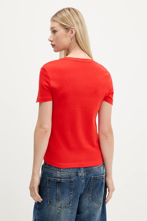 Desigual t-shirt CHARLY damski kolor czerwony 25WWTK08 - zdjęcie produktu nr 1