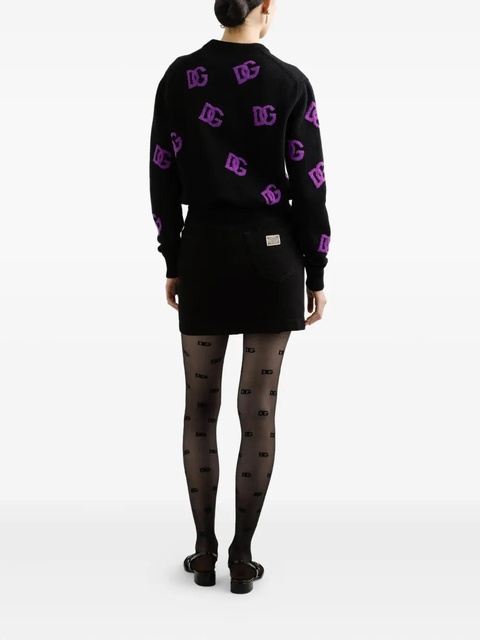 Dolce & Gabbana DNA wool DG-logo sweater - Black - zdjęcie produktu nr 2