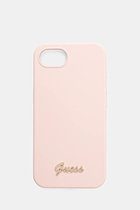 Guess etui na telefon iPhone 16e kolor różowy GUHMPSE4SMBSLP - zdjęcie produktu nr 1