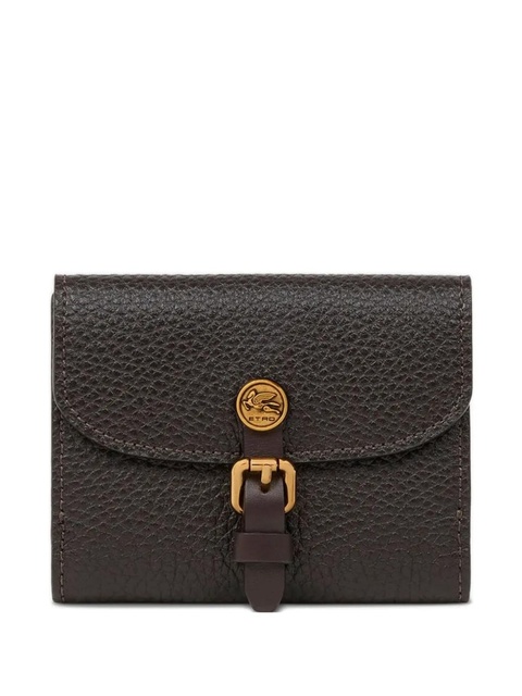 ETRO pegasus-embellished buckle wallet - Brown - zdjęcie produktu nr 1