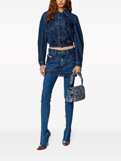 Diesel De-Ron low-rise denim miniskirt - Blue - zdjęcie produktu nr 2