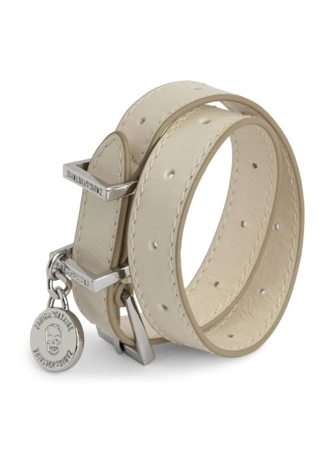 Zadig&Voltaire Sunny double leather bracelet - Neutrals - zdjęcie produktu nr 2